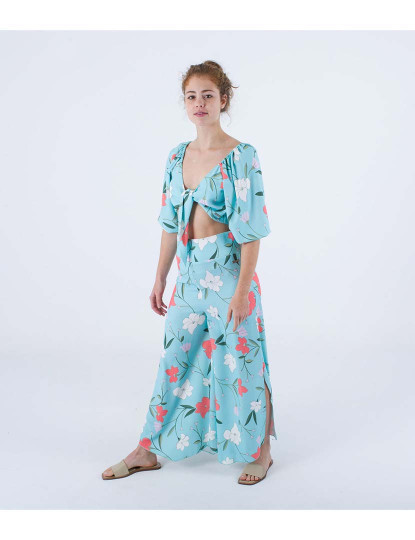 imagem de Calças Senhora Poppy Wide Leg Pant Aqua7