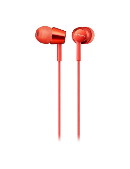 imagem de Auriculares com microfone Sony MDR-EX155AP Vermelho1