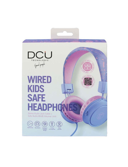 imagem de Auriculares DCU SAFE Cor de Rosa2