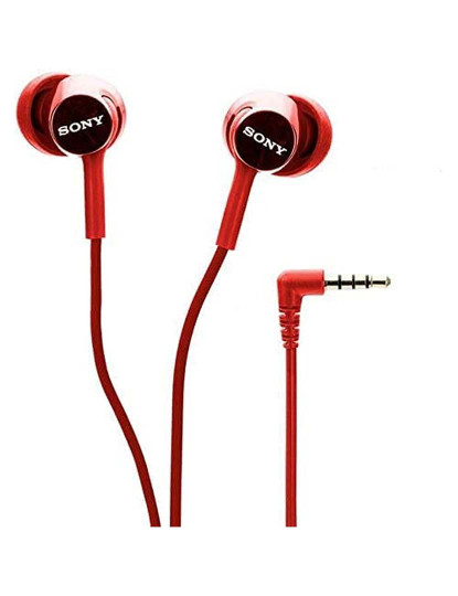 imagem de Auriculares com microfone Sony MDR-EX155AP Vermelho2