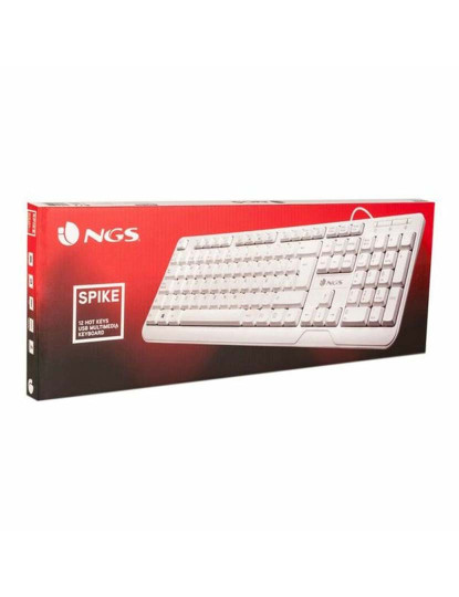 imagem de Teclado NGS Spike Branco2