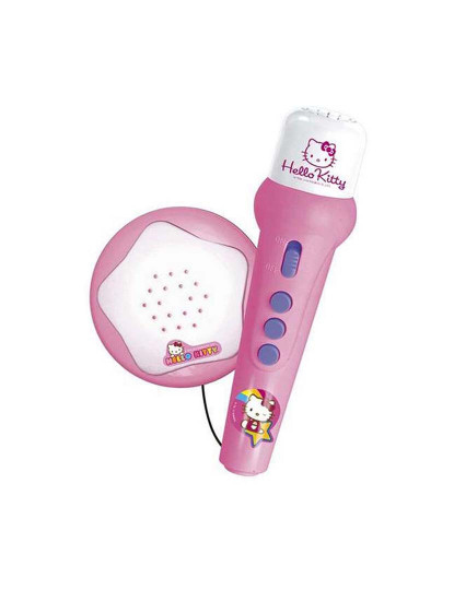 imagem de Microfone para Karaoke Hello Kitty Rosa Choque1