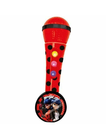 imagem de Microfone para Karaoke Lady Bug Vermelho1