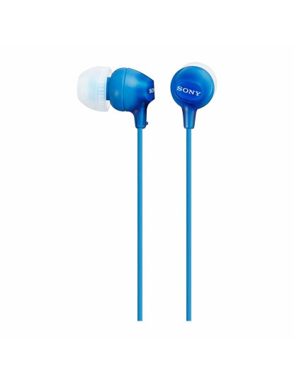 imagem de Auriculares de botão Sony MDR-EX15AP Azul1