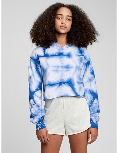 imagem de Sweatshirt com Capuz Rapariga Azul1