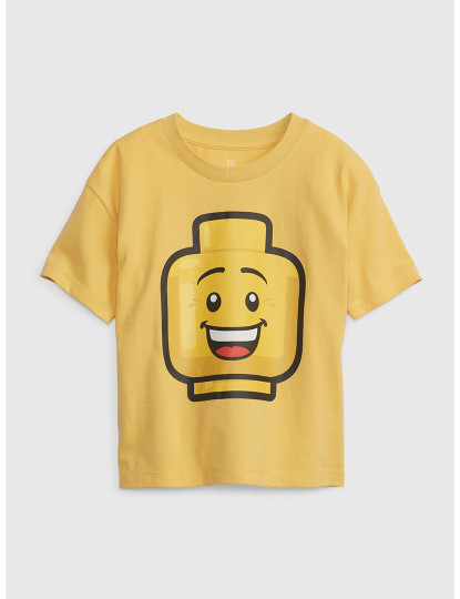 imagem de T-shirt Manga Curta Bebé Amarelo1