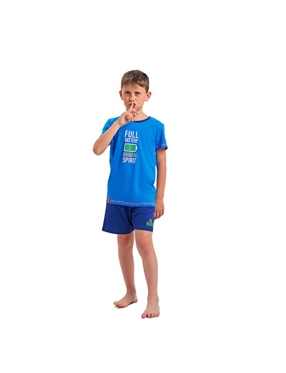 imagem de Pijama Manga Curta Rapaz Azul Navy1