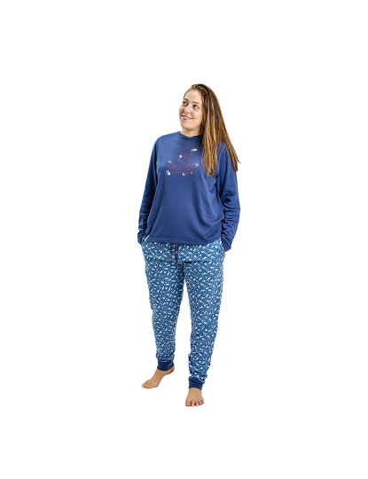 imagem de Pijama Inverno Manga Comprida Senhora Azul2