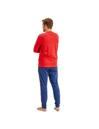 imagem de Pijama Manga Comprida Homem Azul e Vermelho5