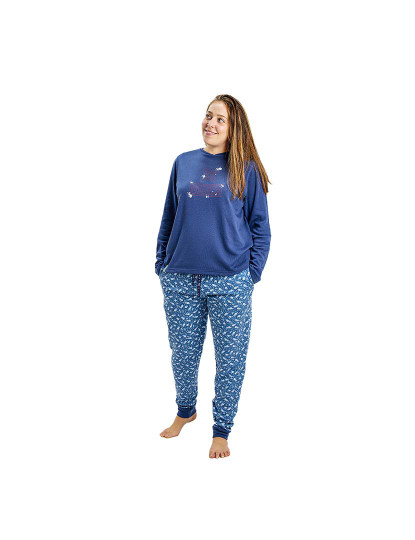 imagem de Pijama Inverno Manga Comprida Senhora Azul1