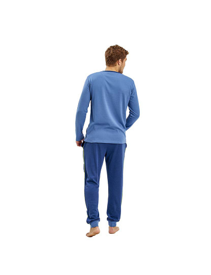 imagem de Pijama Inverno Manga Comprida Homem Azul5