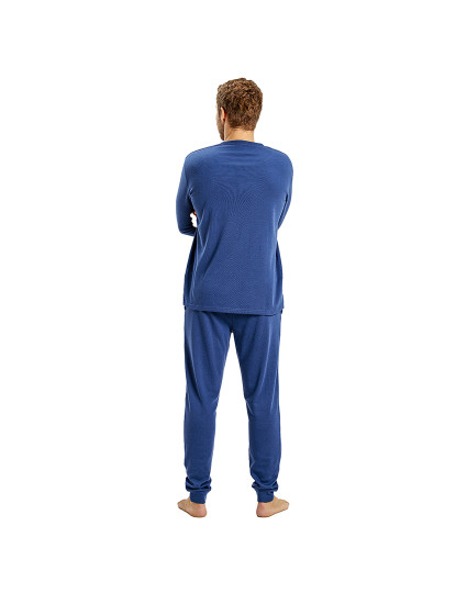 imagem de Pijama Inverno Manga Comprida Homem Azul6