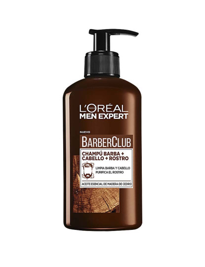 imagem de Champô 3 em 1 Barba Rosto Cabelo Men Expert Barber Club 200Ml1