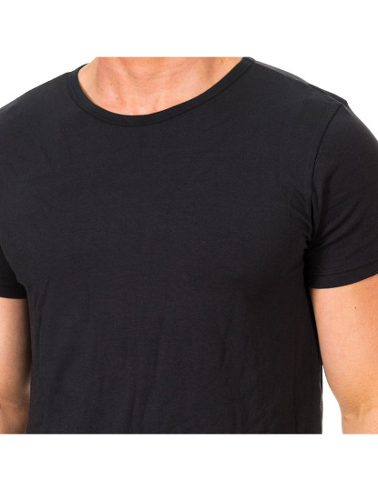 imagem de Pack 3 T-Shirts Homem Preto2