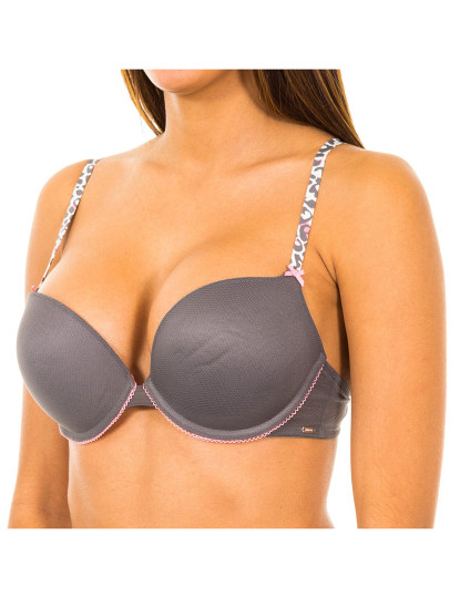 imagem de Soutien Push Up Senhora Cinza / Print Animal1