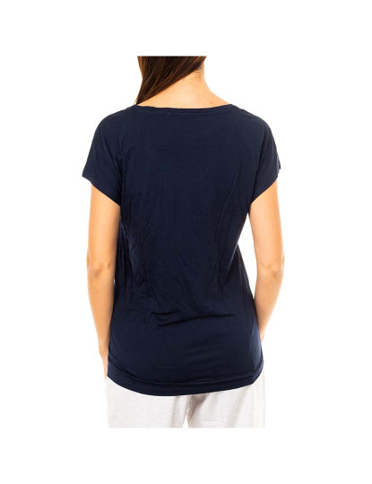 imagem de T-shirt Senhora azul marinho4