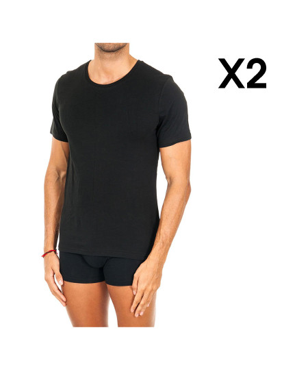 imagem de Pack 2 T-Shirts Homem Preto1