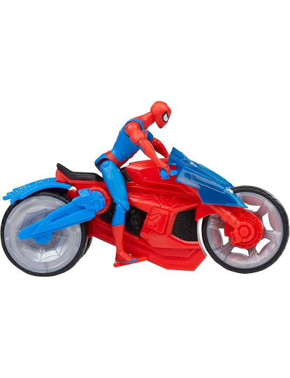 imagem de Spiderman Figura 10Cm E Moto Lança-Teias F68995L03