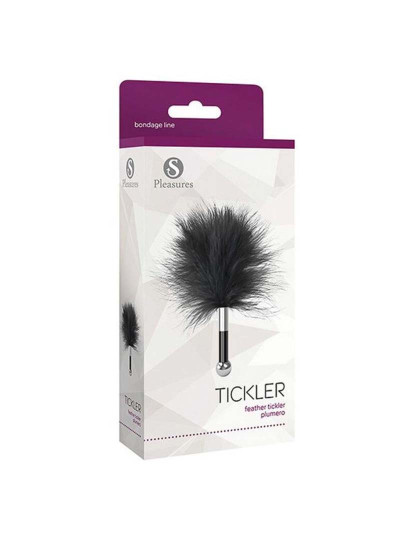 imagem de Plumagem S Pleasures Tickler Preto2