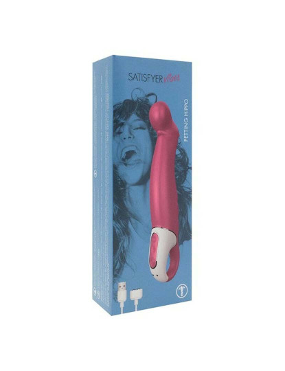 imagem de Petting Hippo G-Spot Vibrador Satisfyer Cor de Rosa2