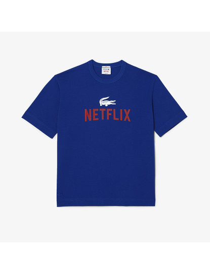 imagem de T-Shirt Unissexo Lacoste X Netflix Cobalto1