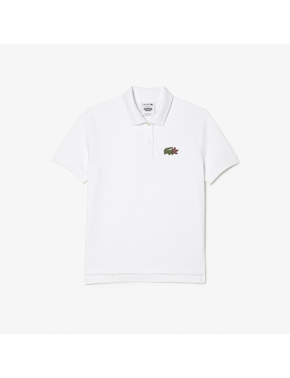 imagem de Polo De Mulher Lacoste X Netflix Stranger Things Branco1