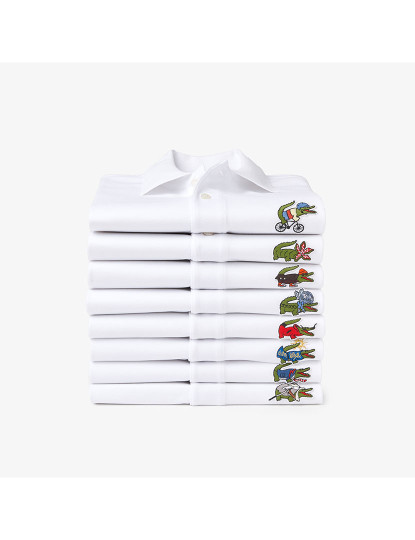 imagem de Polo De Homem Lacoste X Netflix Money Heist Branco3