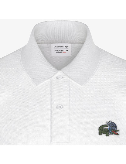 imagem de Polo De Homem Lacoste X Netflix Bridgerton Branco4