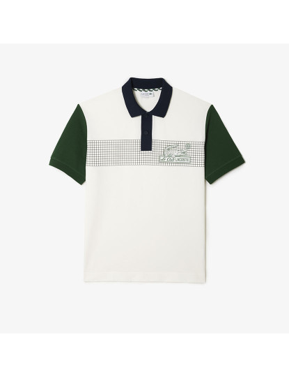 imagem de Polo De Homem Ecru Verde Azul Marinho1