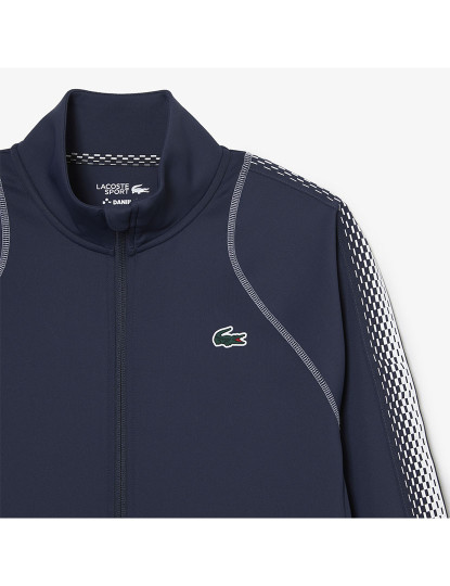 imagem de Sweatshirt De Homem Lacoste X Daniil Medvedev Azul Noite Branco2