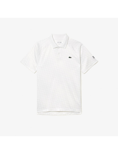 imagem de Polo De Homem Lacoste X Novak Djokovic Branco Branco1