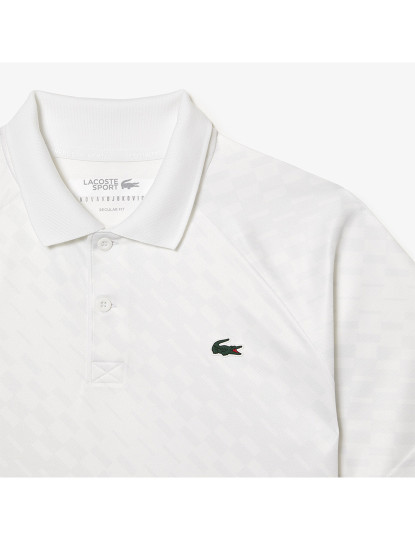 imagem de Polo De Homem Lacoste X Novak Djokovic Branco Branco2