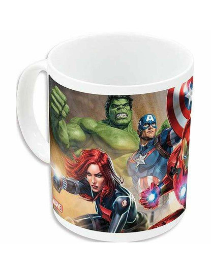 imagem de Caneca The Avengers Infinity Branco Cerâmica Vermelho 350 ml2