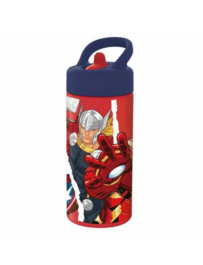 imagem de Garrafa de água The Avengers Infinity Vermelho Preto 410 ml1