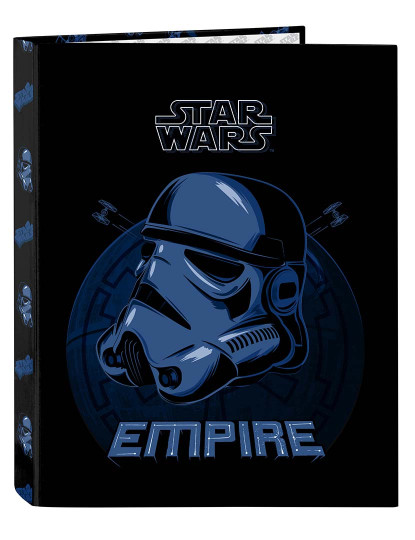 imagem de Capa Arquivo Com Argolas Star Wars Digital Escape Preto A4 2