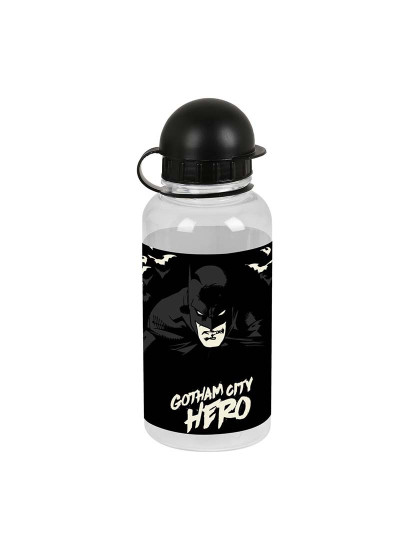 imagem de Garrafa de água Batman Hero Preto PVC 500 ml4