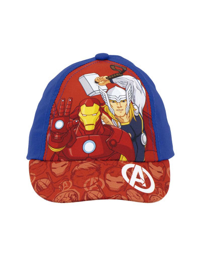 imagem de Boné Infantil The Avengers Infinity 44-46 cm Vermelho Preto2