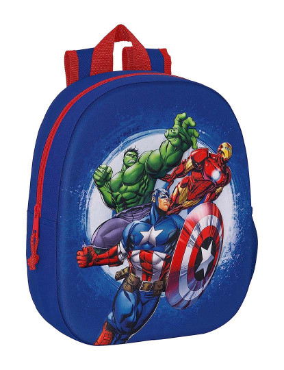 imagem de Mochila Escolar The Avengers 3D Azul Marinho1