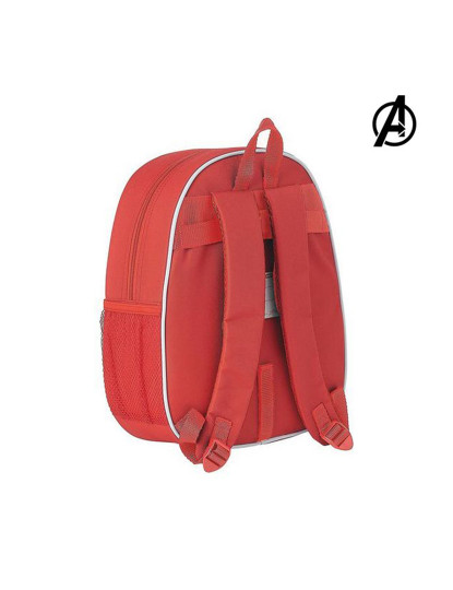 imagem de Mochila Infantil 3D The Avengers Vermelho5