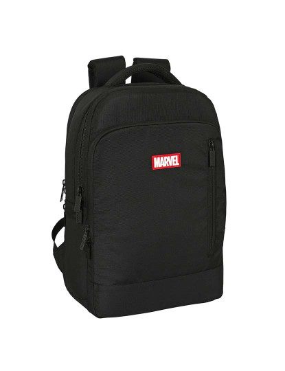 imagem de Mochila Para Portátil E Tablet Com Saída Usb Marvel Preto1