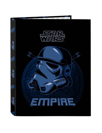 imagem de Capa Arquivo Com Argolas Star Wars Digital Escape Preto A4 1