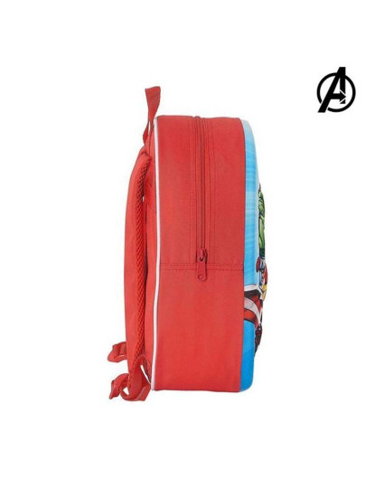 imagem de Mochila Infantil 3D The Avengers Vermelho2