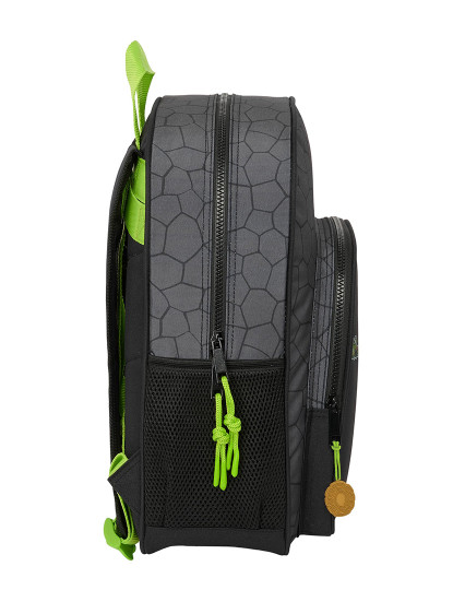 imagem de Mochila escolar Teenage Mutant Ninja Turtles preto cinza 32 x 38 x 12 cm3