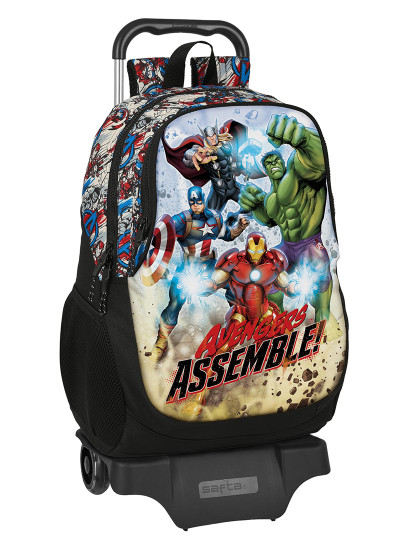 imagem de Mochila escolar com rodas The Avengers Forever Multicor 32 x 44 x 16 cm1