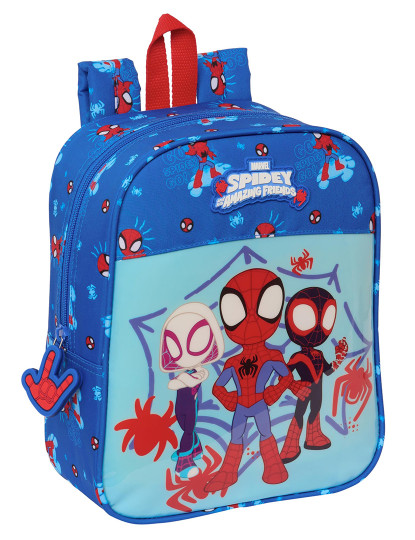 imagem de Bolsa infantil Homem-Aranha Azul 22 x 27 x 10 cm1