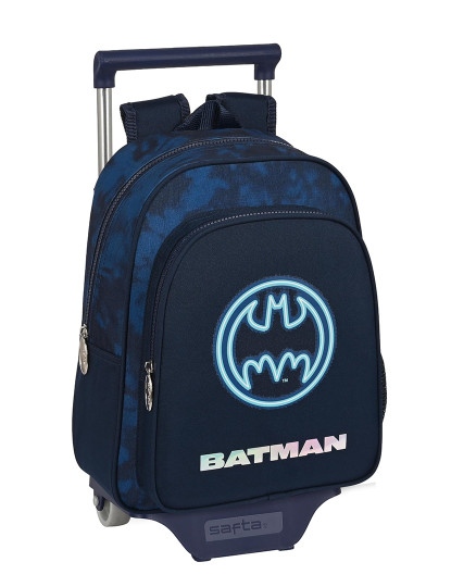 imagem de Mochila escolar com rodas Batman Legendary Azul marinho 27 x 33 x 10 cm1