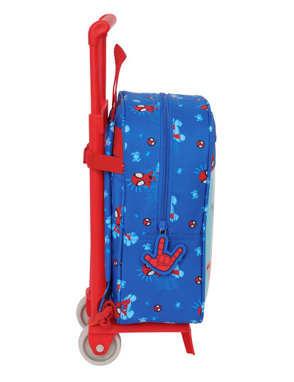 imagem de Mochila escolar com rodas Spidey Azul 22 x 27 x 10 cm3