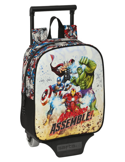 imagem de Mochila escolar com rodas The Avengers Forever Multicor 22 x 27 x 10 cm1