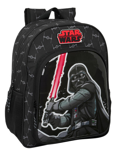 imagem de Mochila escolar Star Wars The Fighter Preto 32 x 38 x 12 cm1