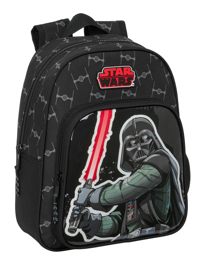 imagem de Mochila escolar Star Wars The Fighter Preto 27 x 33 x 10 cm1